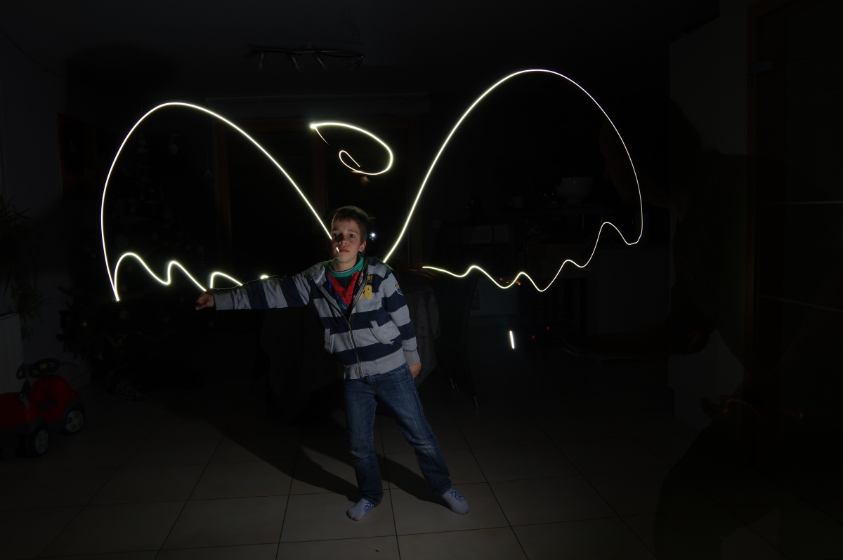 photo lumière la pas de photoshop