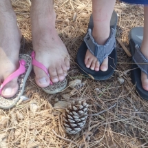 Math et Kali ont changé de chaussures