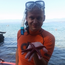 étoile de mer trouvé par Mathieu