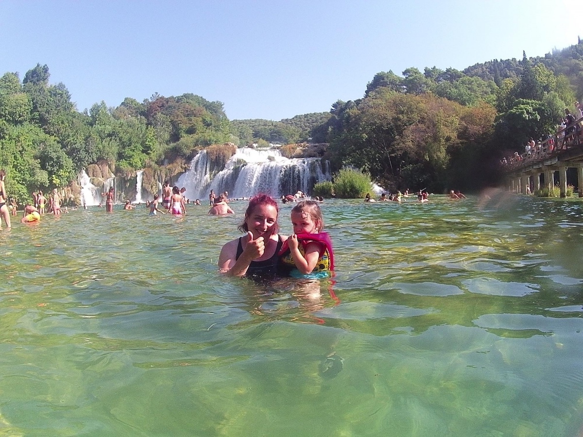 Jess et kali à Krka