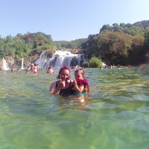 Jess et kali à Krka