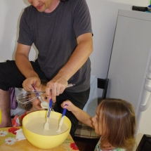 Soirée Crêpes en préparation