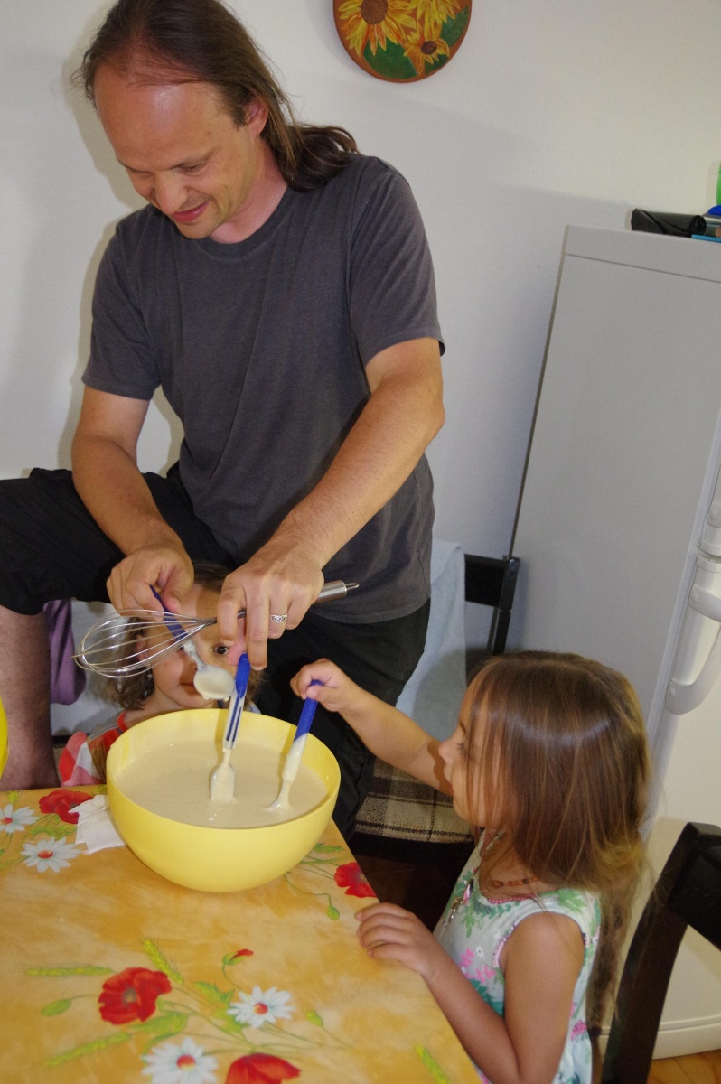 Soirée Crêpes en préparation