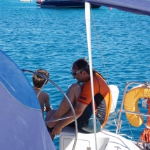 Mathieu prêt à plonger