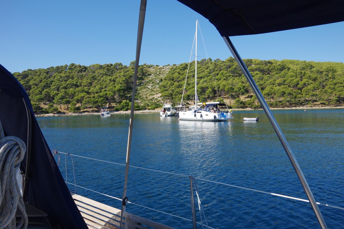 Sur sur les autres bateaux en croatie