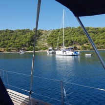Sur sur les autres bateaux en croatie
