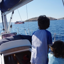 Croisement d'un bateau