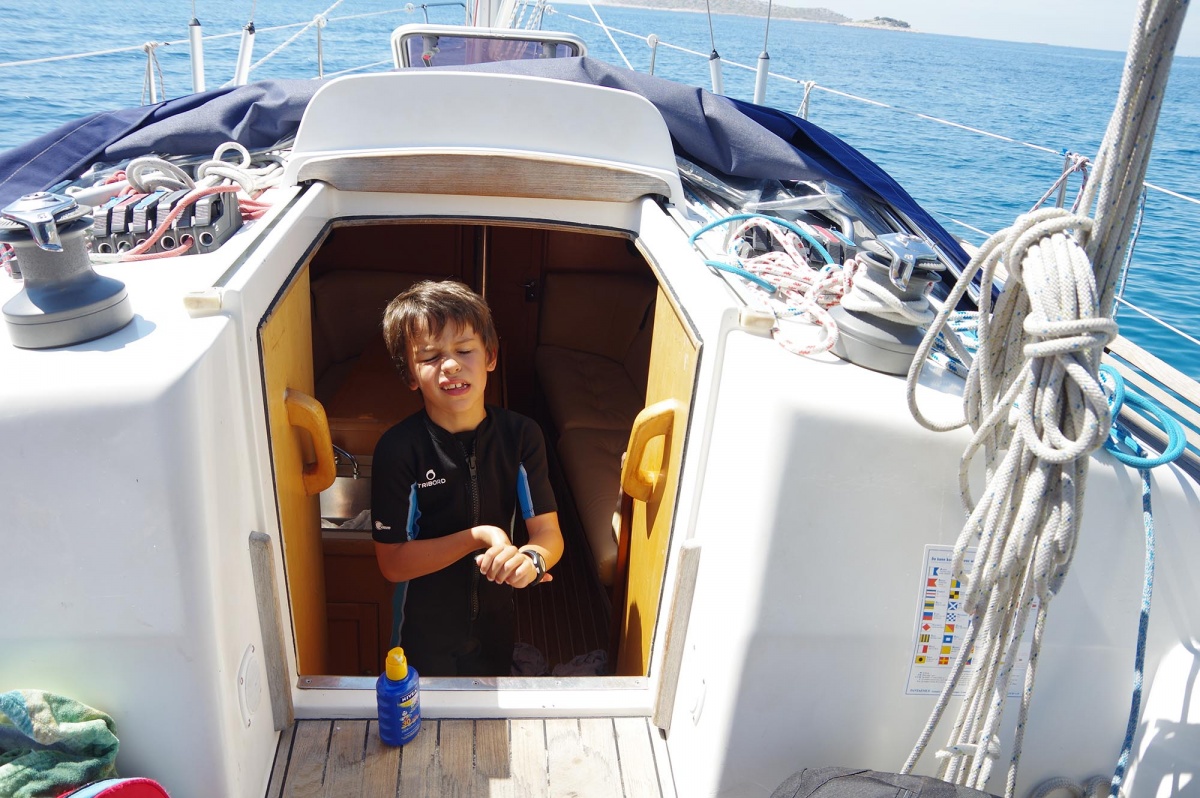 Liam prêt à plonger