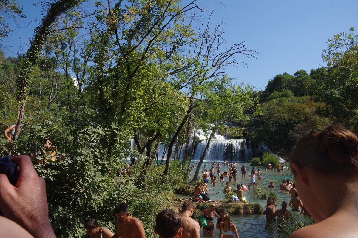 Liam notre photographe à Krka