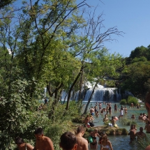 Liam notre photographe à Krka