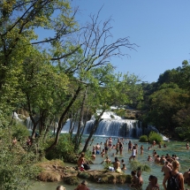 Liam notre photographe à Krka
