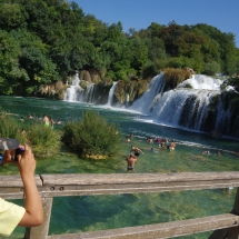 Liam notre photographe à Krka