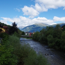 Vue du pont de Gmünd