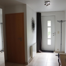 Notre entrée avec WC