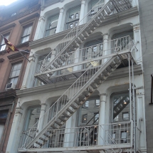 Les escaliers de secours à new York