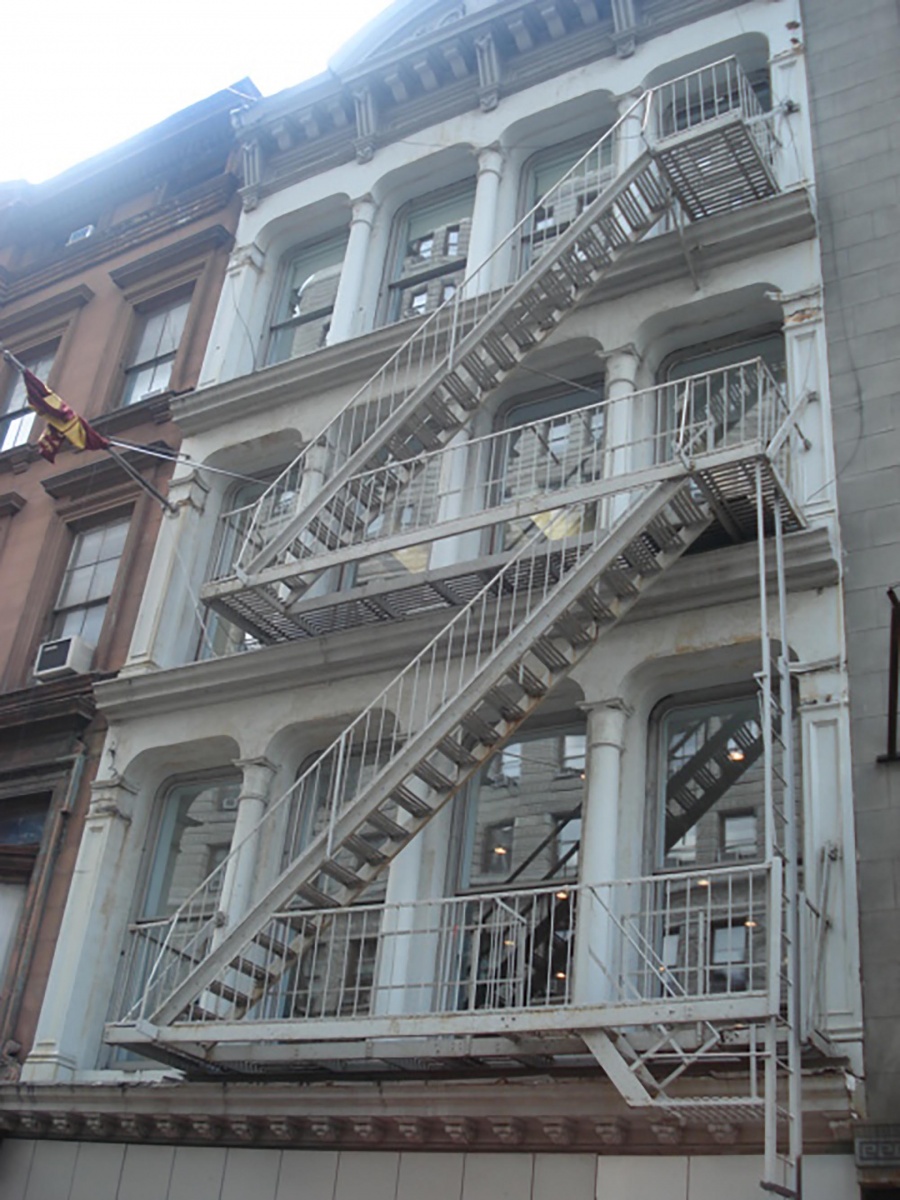 Les escaliers de secours à new York