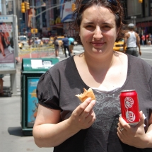 Jess et son hotdog