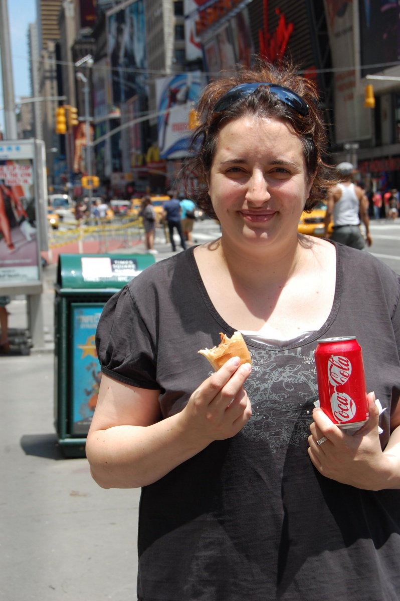 Jess et son hotdog