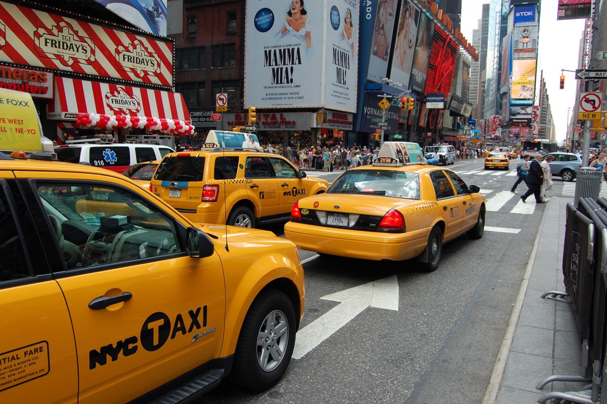 Les taxis jaunes de New York