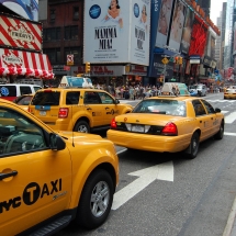 Les taxis jaunes de New York