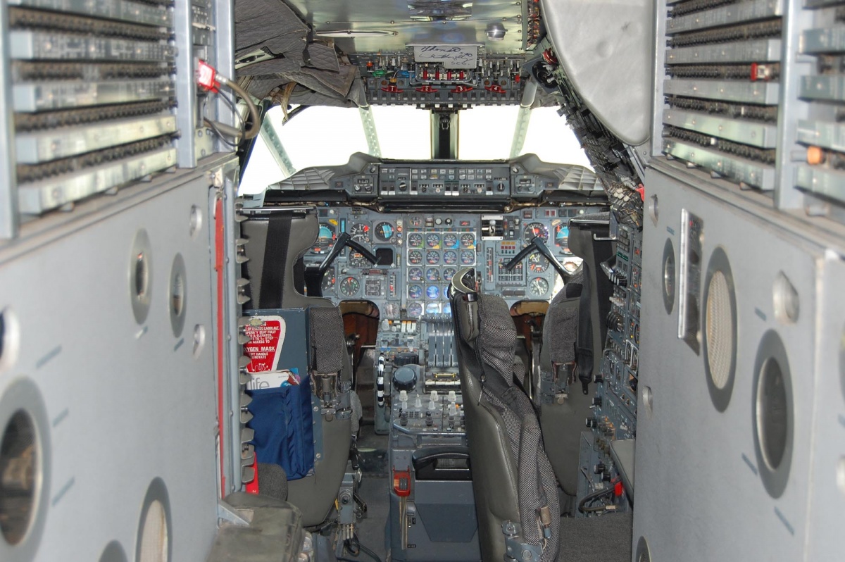 Le cockpit du concorde