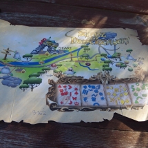 La fameuse carte au trésor de la "Donnerschlucht"