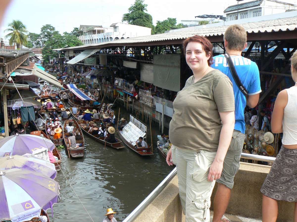 Magnifique marché flottant