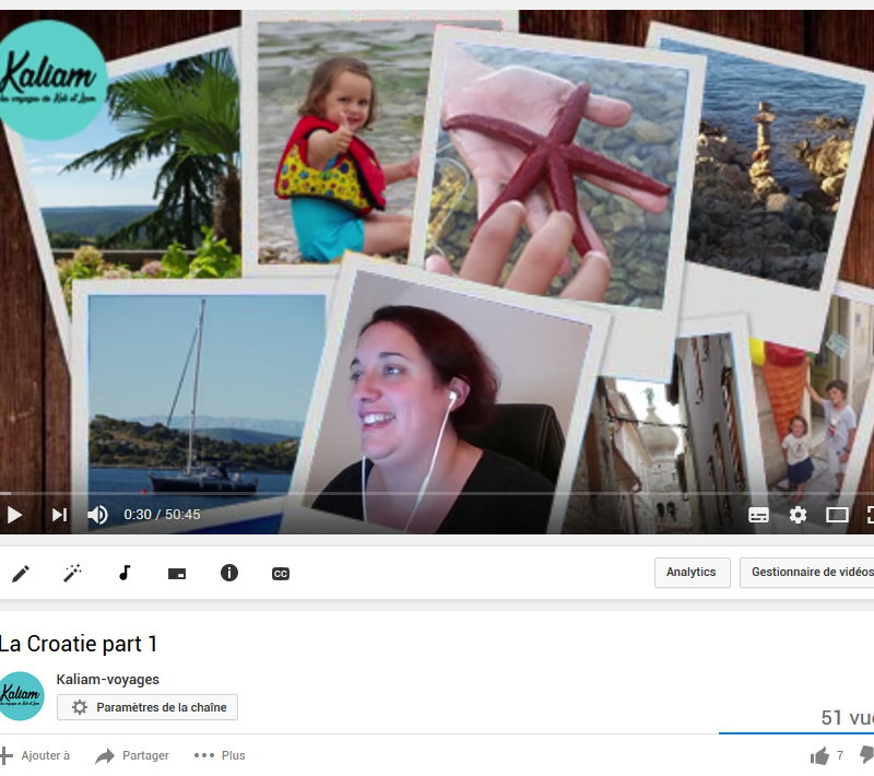 Croatie avec youtube