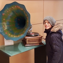 Dans le salle d'attente de RTL, quelques photos souvenir!