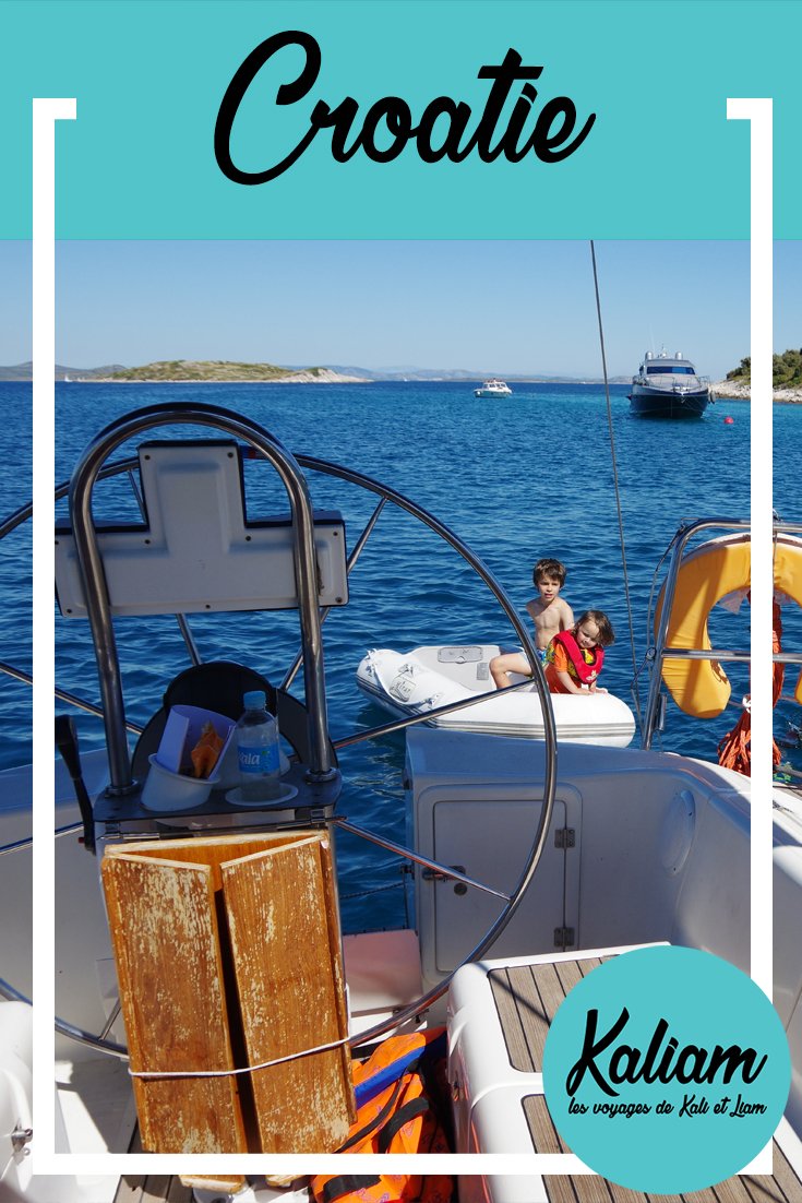Notre voilier Polaris. Des vacances en Croatie avec nos enfants